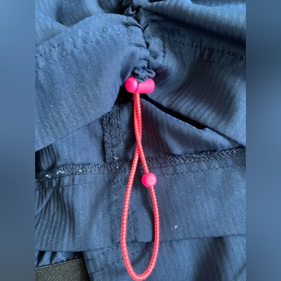 Koi Lite Slim Fit Style #720 Scrub Pants ~ Blue with Pink/Black Band 3X - Picture 5 of 12